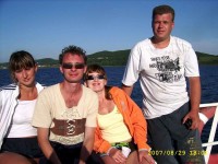 Поездка на катере на остров Попов